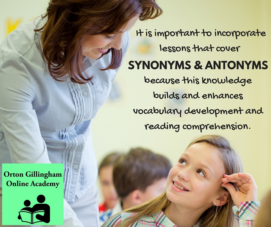 Antonyms and synonyms - Vocabulary by